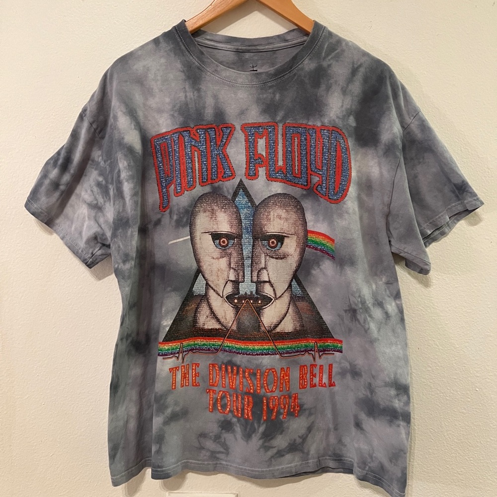 Pink Floyd Retro T-Shirt The Division Bell Tour 1994 XL Tie Dye